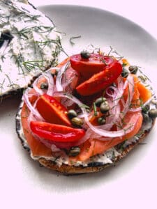 Smoked Salmon on Bagels