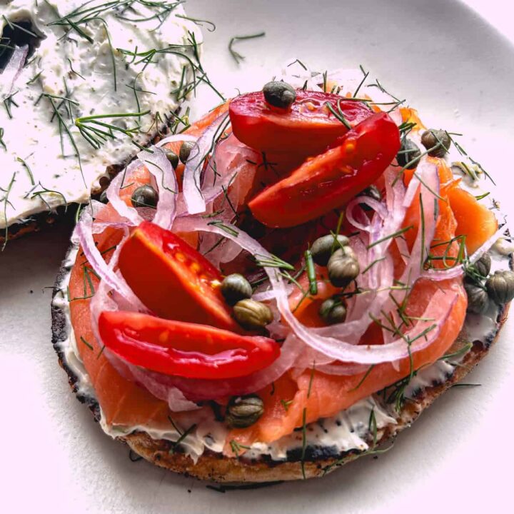 Smoked Salmon on Bagels